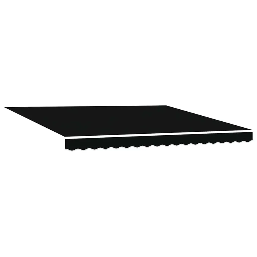 Auvent rétractable Noir 400 × 300 cm Polyester - 5