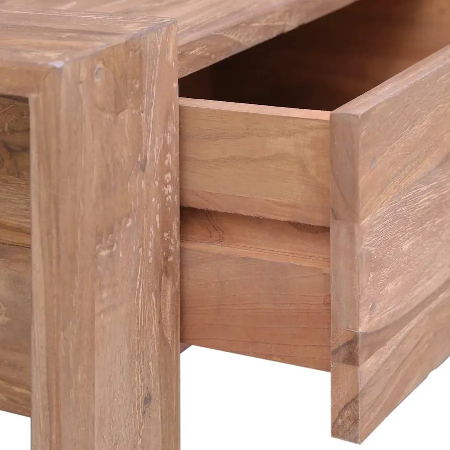 Table basse 110x60x40 cm Bois de teck massif - 7
