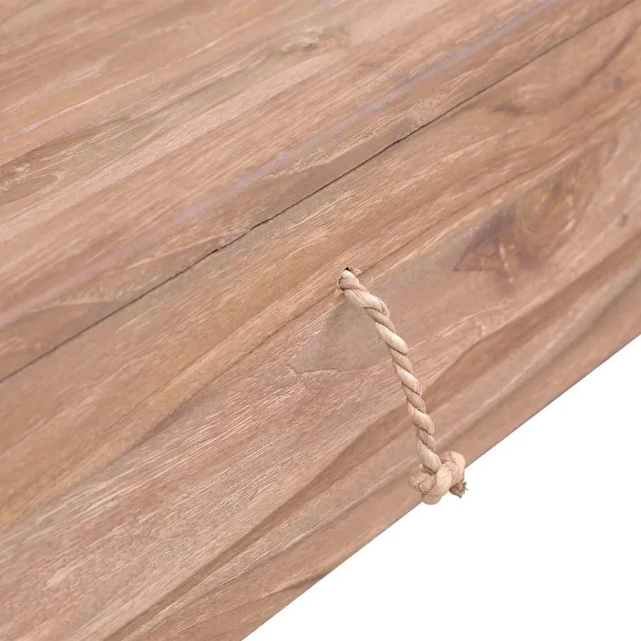 Table basse 110x60x40 cm Bois de teck massif - 9