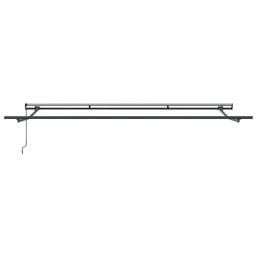 Auvent rétractable Blanc 400 × 350 cm Polyester et Aluminium - 7