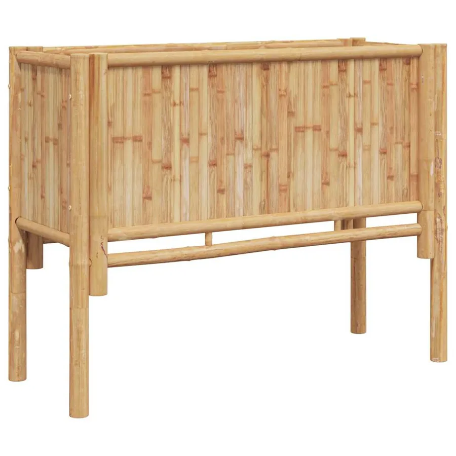 Lit surélevé Marron 90 x 35 x 70 cm Bambou - 5
