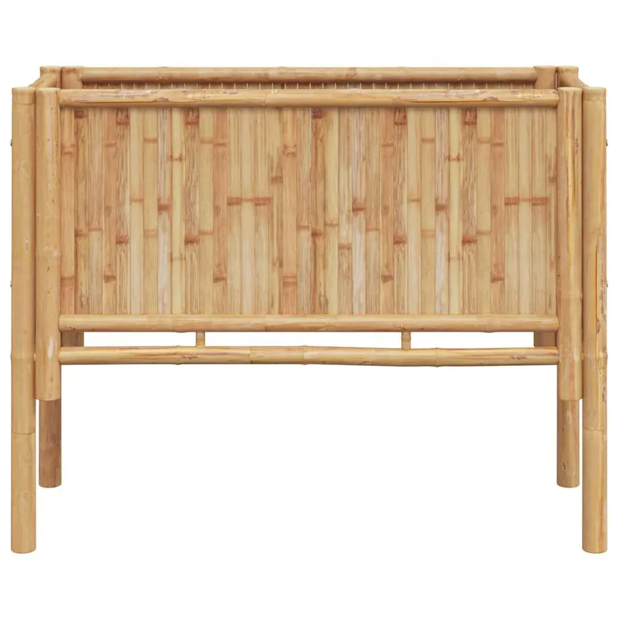 Lit surélevé Marron 90 x 35 x 70 cm Bambou - 6