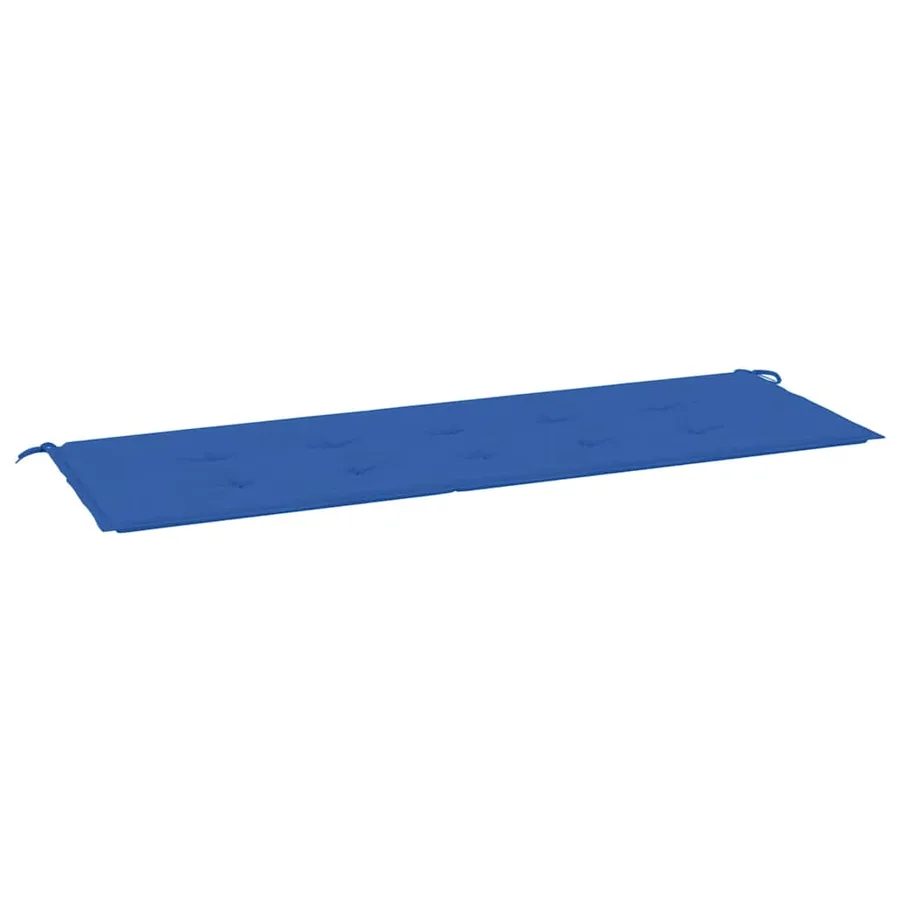 Coussin de banc de jardin bleu royal 150x50x3 cm tissu oxford - 2