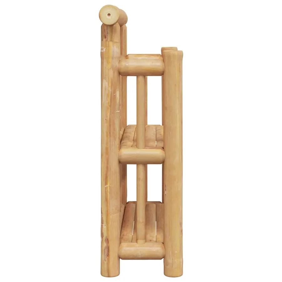 Étagère Murale avec étagère Naturel 40 x 13 x 44 cm Bambou - 6