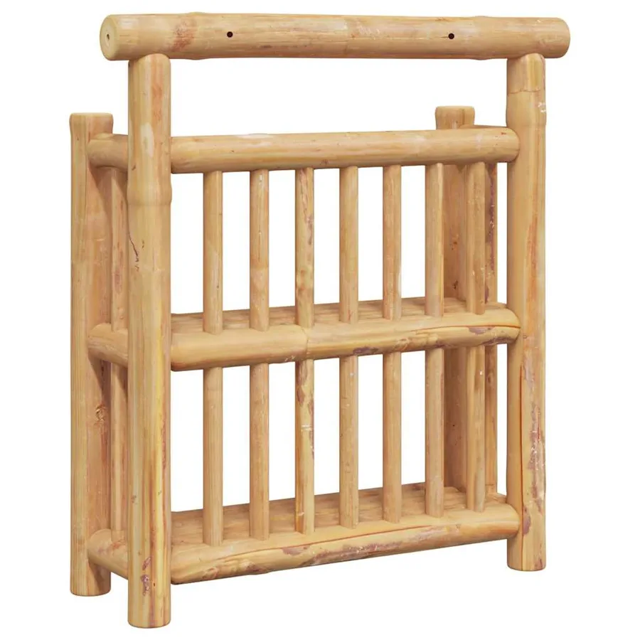 Étagère Murale avec étagère Naturel 40 x 13 x 44 cm Bambou - 7