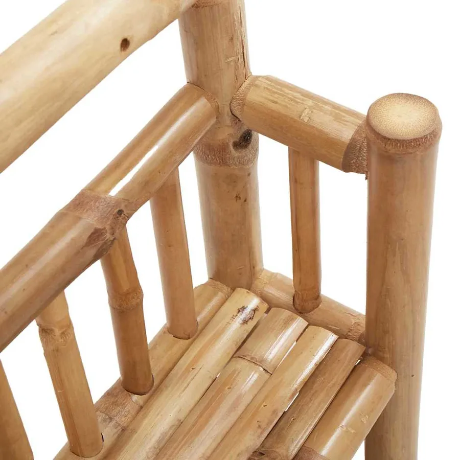 Étagère Murale avec étagère Naturel 40 x 13 x 44 cm Bambou - 9