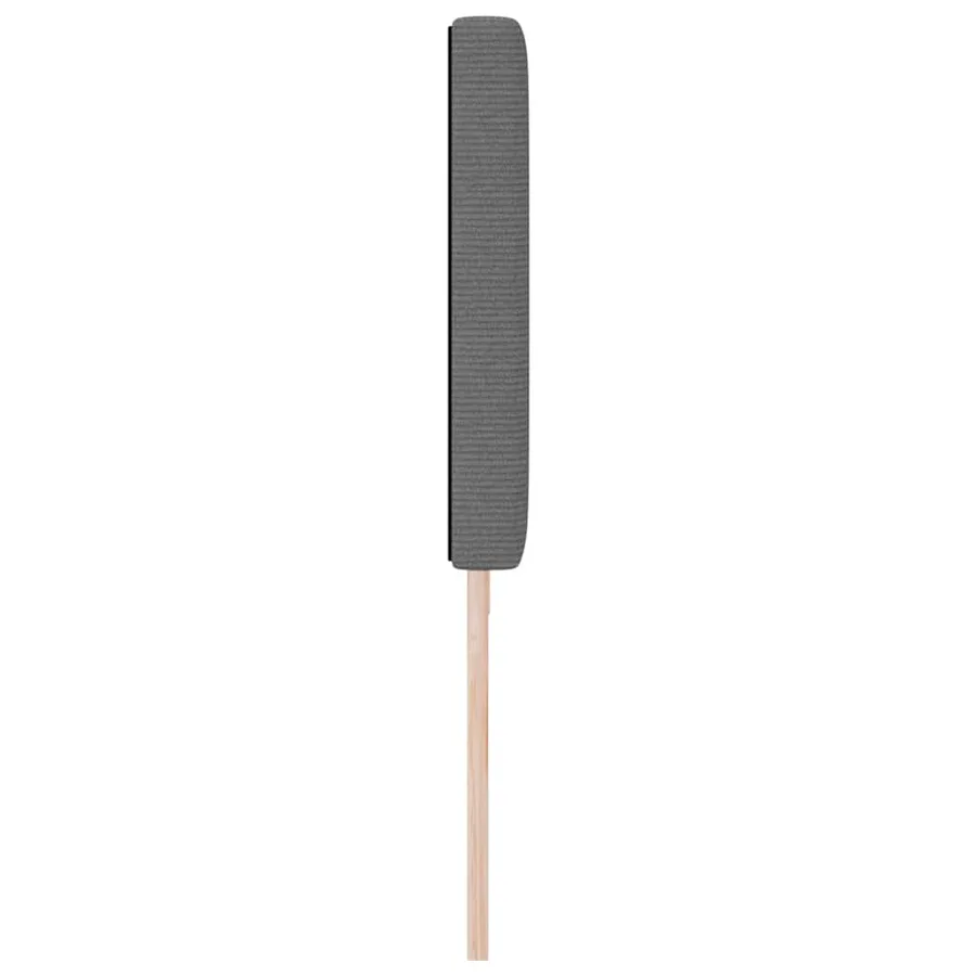 Tête de lit LED Gris clair 200 cm Tissu en velours côtelé - 6