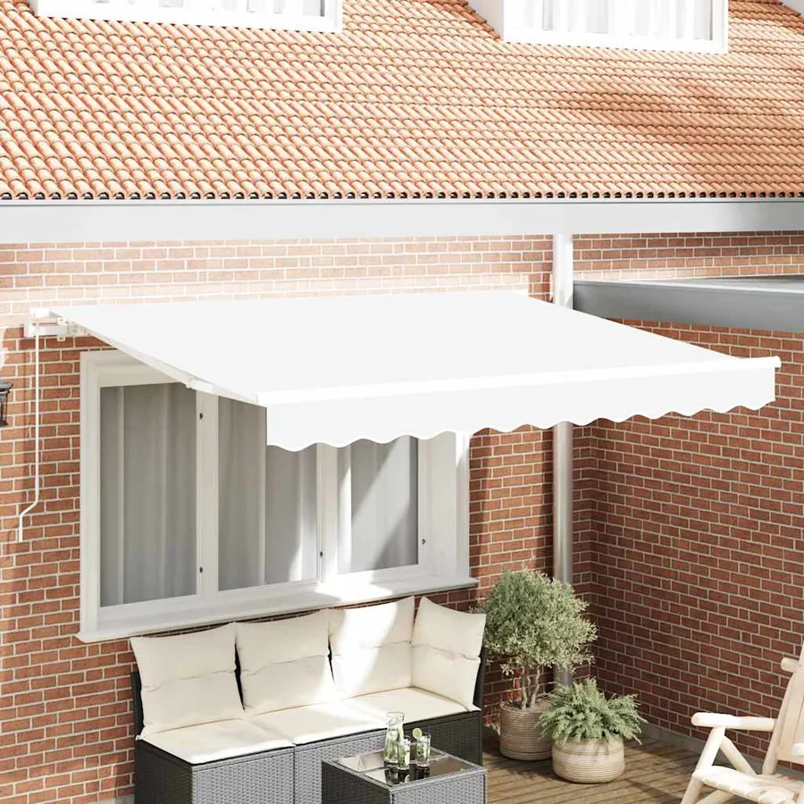 Toile de rechange pour auvent Blanc 3 x 2 m Polyester