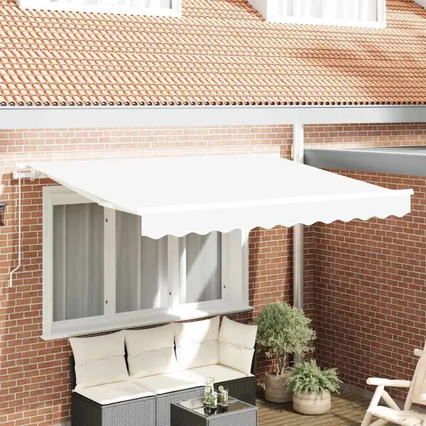 Toile de rechange pour auvent Blanc 3 x 2 m Polyester