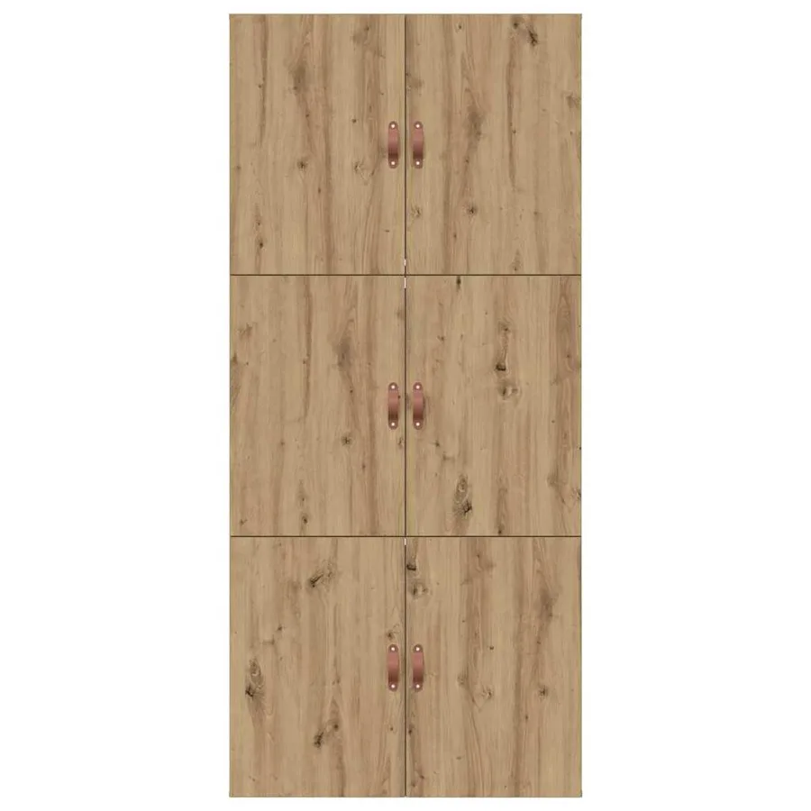Cadre de lit avec rangement Chêne artisanal 100 x 200 cm - 9