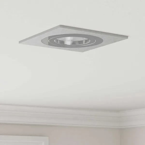 Projecteur 24 pcs Argenté 9 x 9 x 2 cm Aluminium