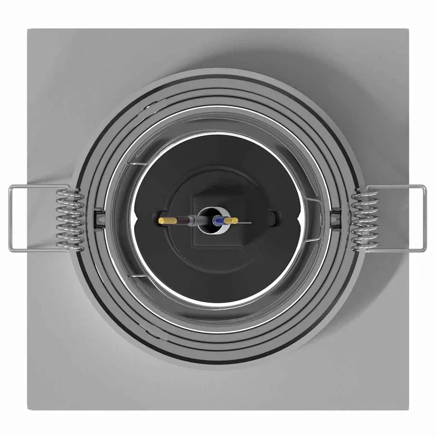 Projecteur 24 pcs Argenté 9 x 9 x 2 cm Aluminium - 7