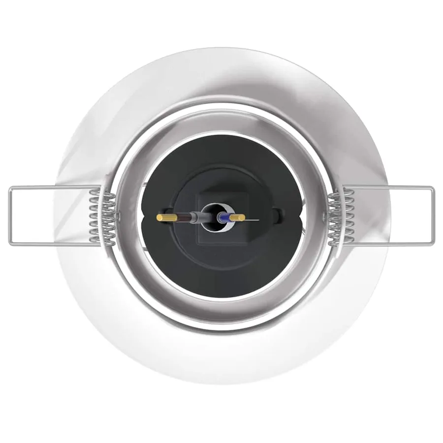 Projecteur 12 pcs Blanc 9 x 9 x 2,5 cm Métal - 7