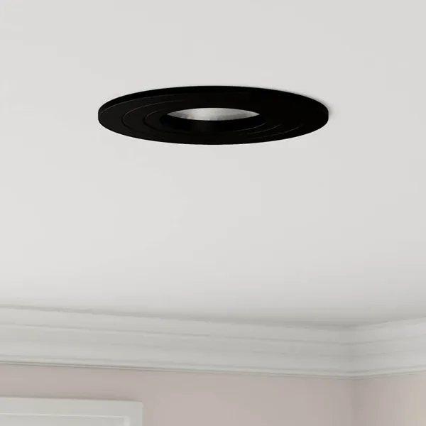 Projecteur 6 pcs Noir 9 x 9 x 2 cm Aluminium