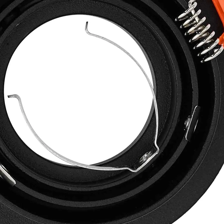 Projecteur 6 pcs Noir 9 x 9 x 2 cm Aluminium - 9