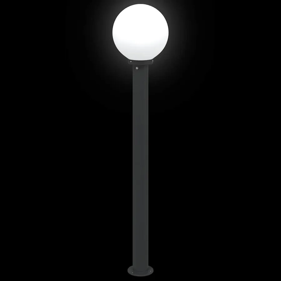 Borne lumineuse lot de 3 120 cm noire IP44 - 5