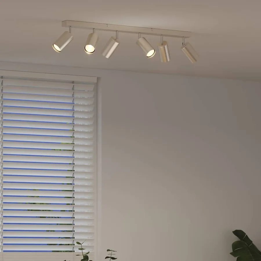 Spot de plafond Nickel 73 x 6 x 16 cm Métal - 4