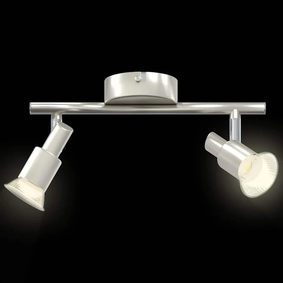 Spot de plafond Nickel 25,5 x 8 x 11 cm Acier - 12