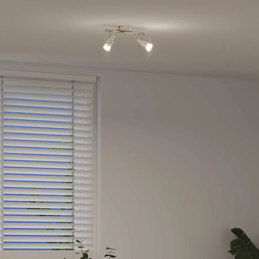 Spot de plafond Nickel 25,5 x 8 x 11 cm Acier - 4
