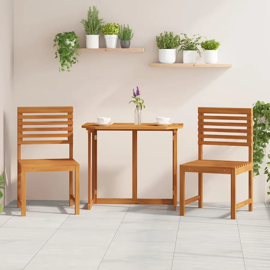 Chaise de jardin 2 pcs Marron 50 x 50 x 91cm