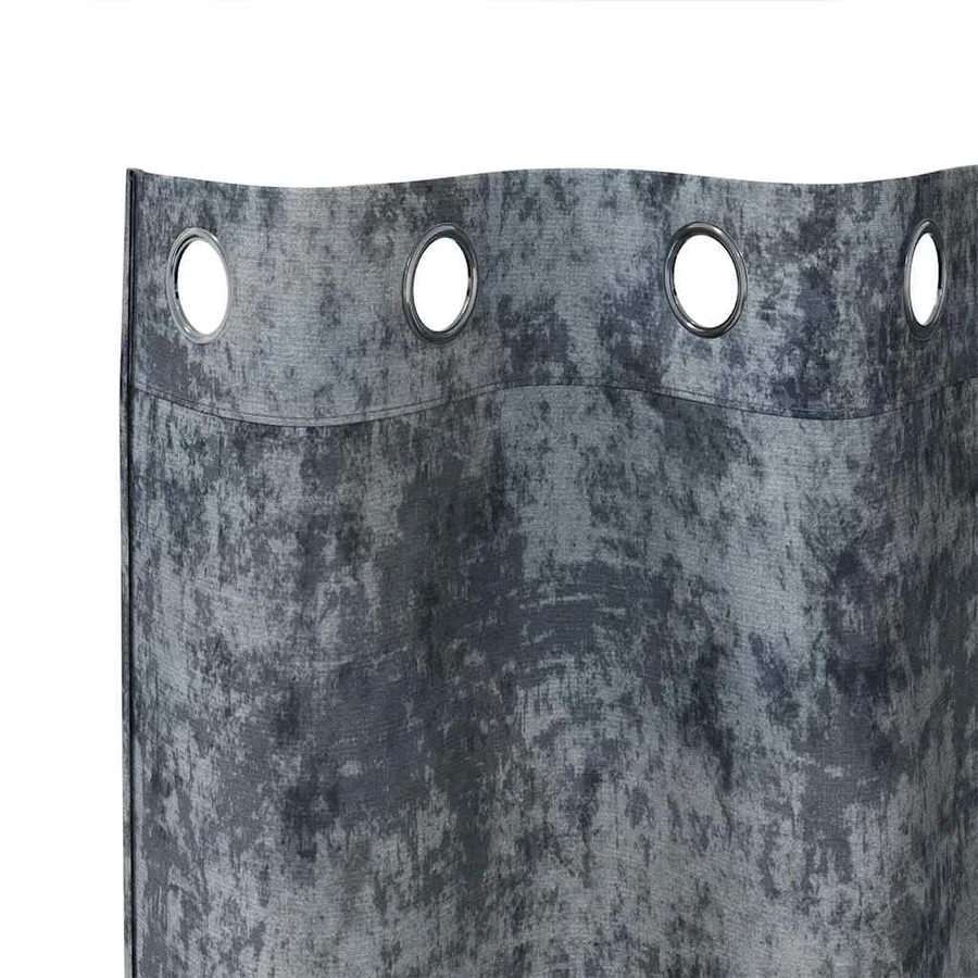 Rideaux en velours 2 pcs Gris Argenté 260 x 140 cm Velours - 5