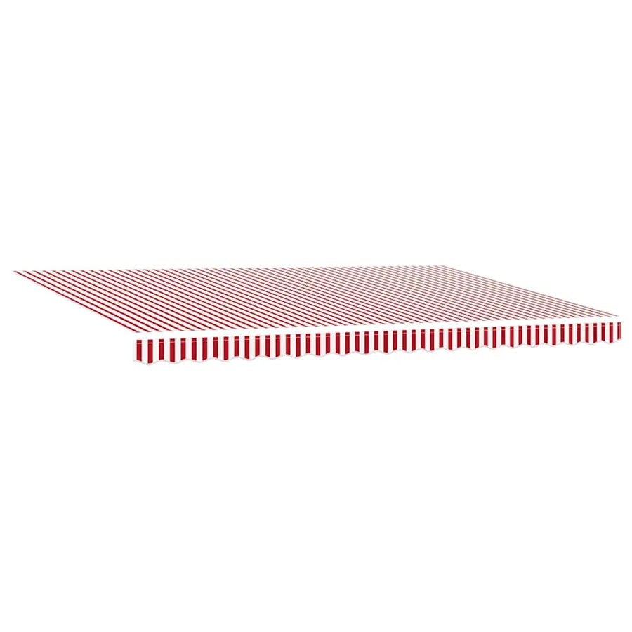 Auvent rétractable Rouge et Blanc 500 × 300 cm - 5