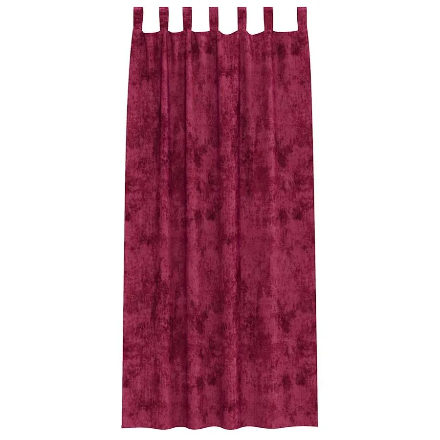 Rideaux en velours 2 pcs Rouge bordeaux 260 x 140 cm Velours - 4