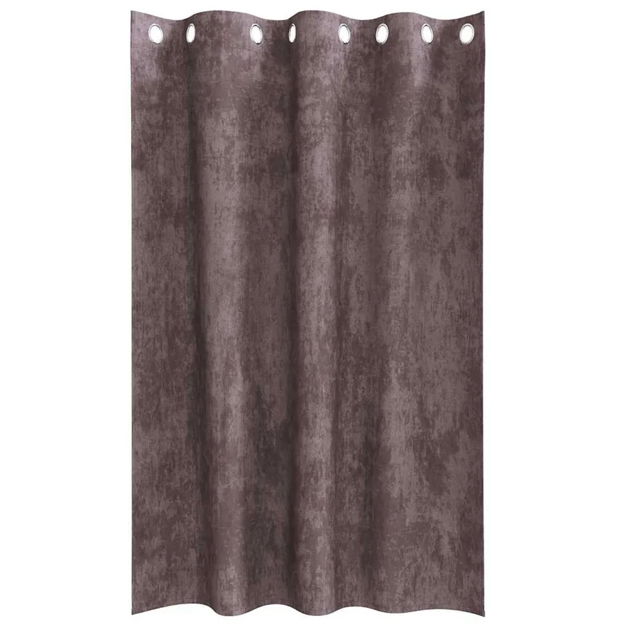 Rideaux en velours 2 pcs Marron 175 x 140 cm Velours - 4