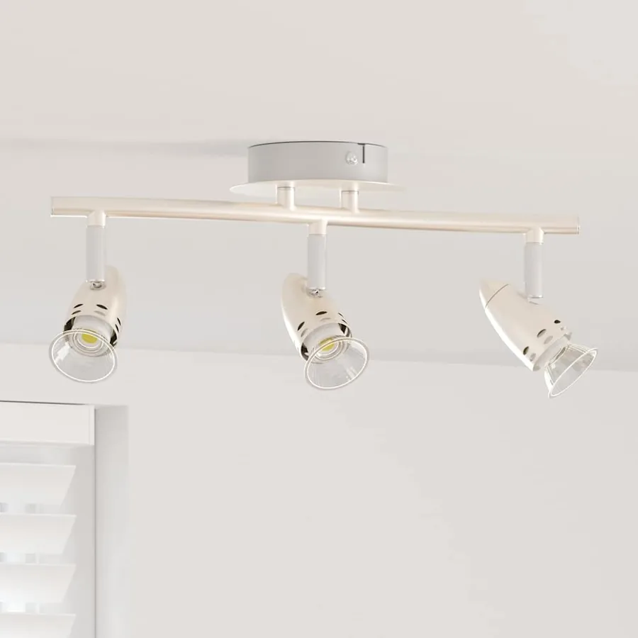 Spot de plafond Nickel 36,5 x 10 x 12,5 cm Métal