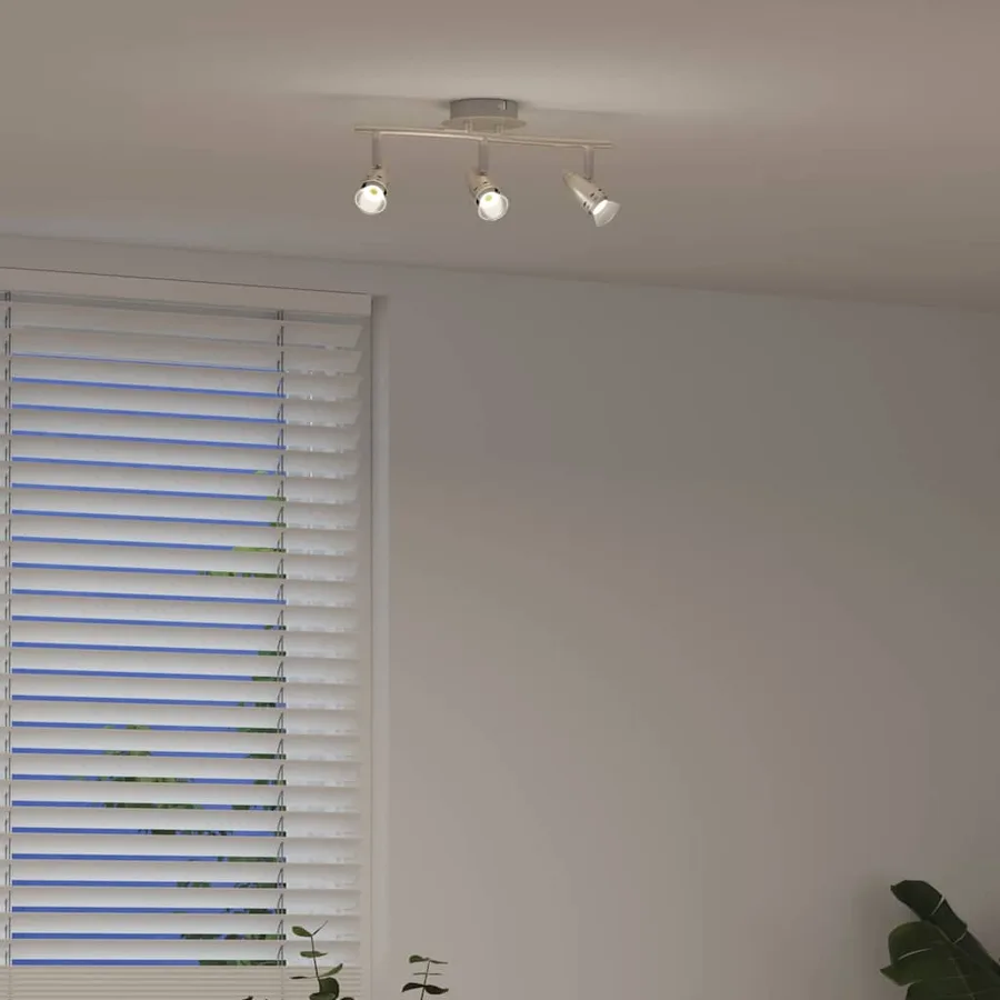 Spot de plafond Nickel 36,5 x 10 x 12,5 cm Métal - 4