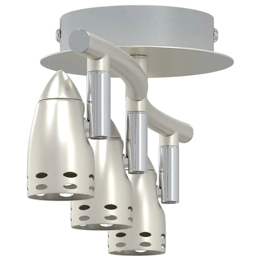 Spot de plafond Nickel 36,5 x 10 x 12,5 cm Métal - 7