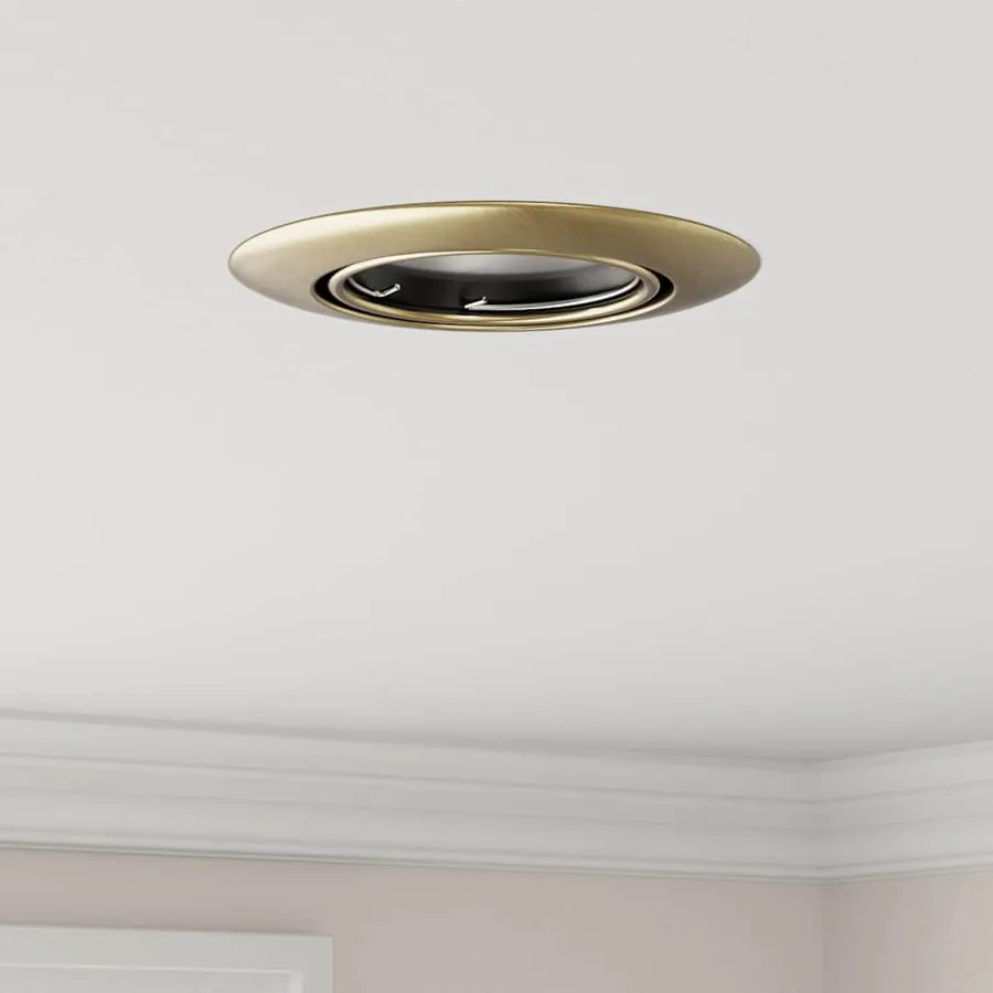 Projecteur 12 pcs Laiton 9 x 9 x 2,5 cm Métal