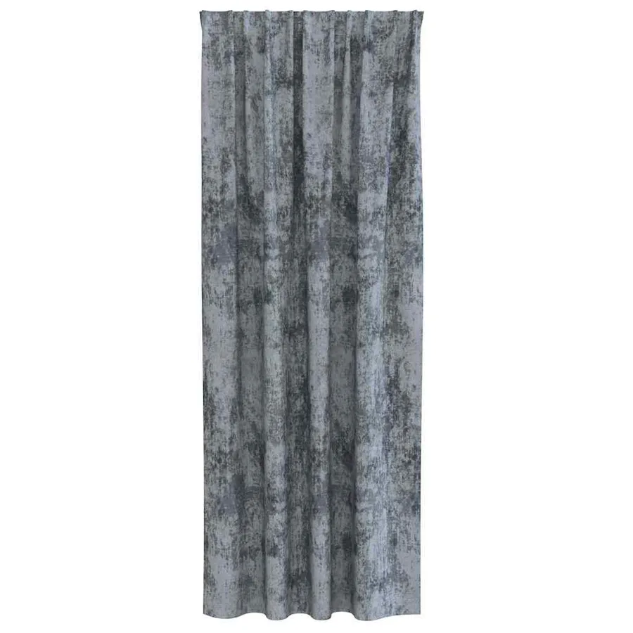 Rideaux en velours 2 pcs Gris Argenté 245 x 140 cm Velours - 4