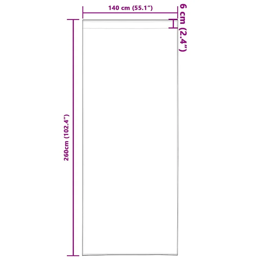 Rideaux en velours 2 pcs Gris 260 x 140 cm Velours - 9