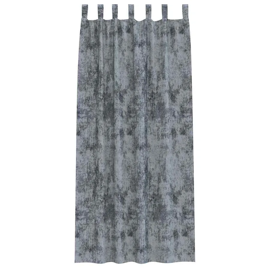 Rideaux en velours 2 pcs Gris Argenté 260 x 140 cm Velours - 4