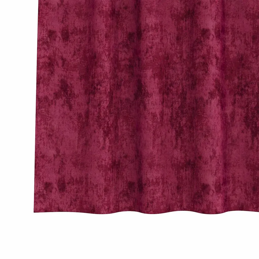 Rideaux en velours 2 pcs Rouge bordeaux 225 x 140 cm Velours - 6