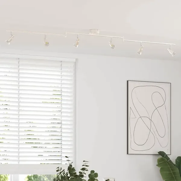 Spot de plafond Nickel 176,5 x 9,5 x 14 cm Acier