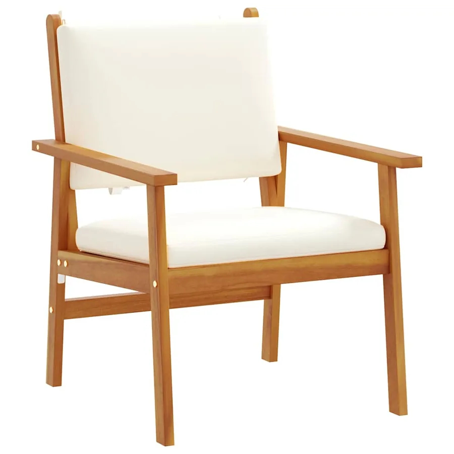 Ensemble de canapé de jardin 6 pcs Marron Bois d'Acacia Massif - 6