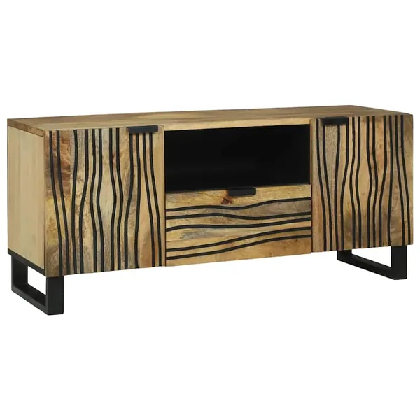 Unites TV avec tiroir Marron 105 x 33 x 46 cm Bois d'ingénierie