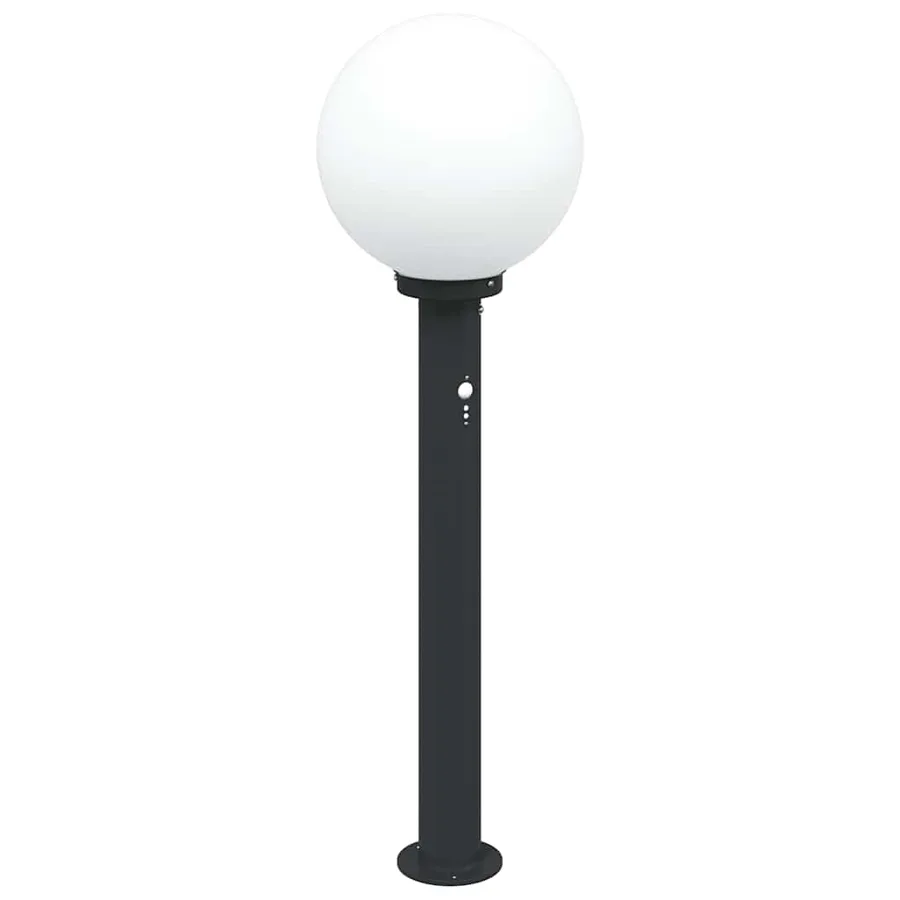 Bornes lumineuses avec détecteur lot de 3 80 cm noir IP44 - 4