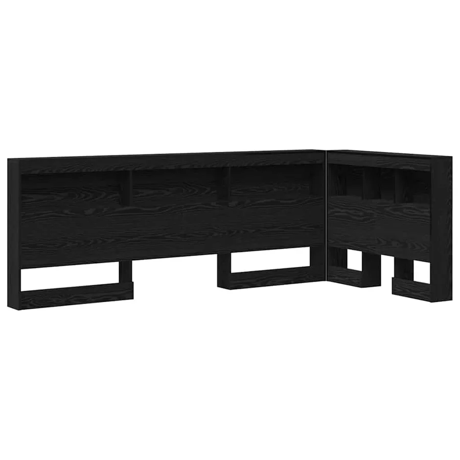 Tête de lit de rangement Chêne noir 80 cm Bois d'ingénierie - 2