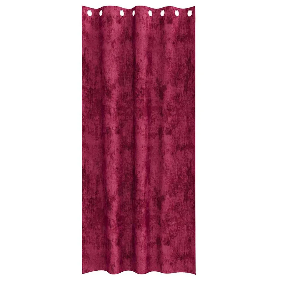 Rideaux en velours 2 pcs Rouge bordeaux 245 x 140 cm Velours - 4