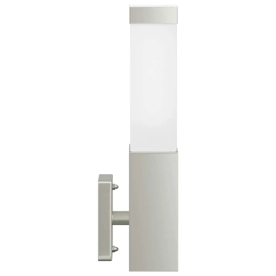 Applique Murale Extérieure 2 pcs Argenté 10.5 x 6 x 33 cm - 6
