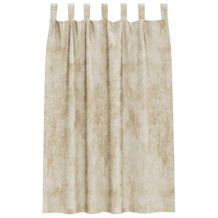 Rideaux en velours 2 pcs Crème 175 x 140 cm Velours - 4