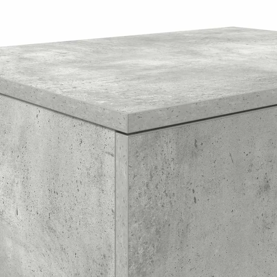 Armoire de rangement 2 pcs Gris béton 127 x 41 x 40 cm - 8