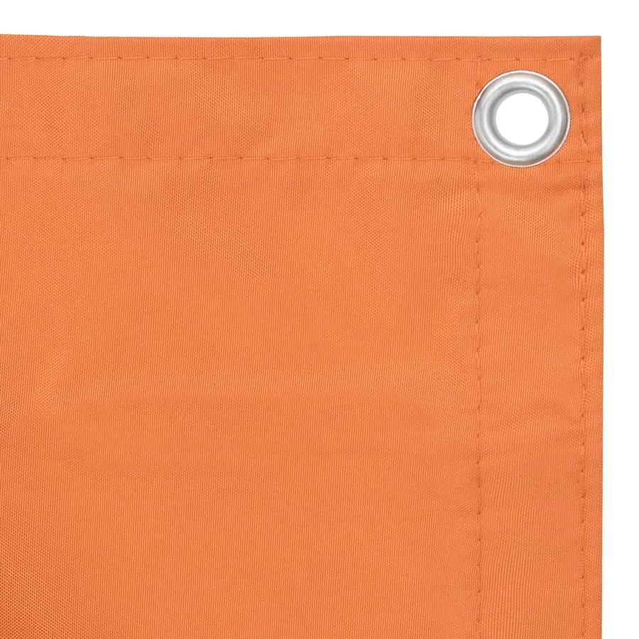 Écran de balcon Orange 75x500 cm Tissu Oxford - 2
