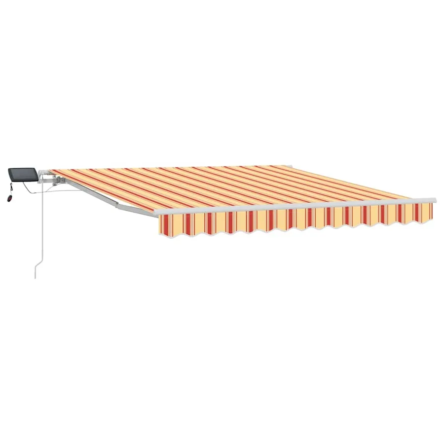 Auvent rétractable Jaune et Orange 350 x 250 cm - 2