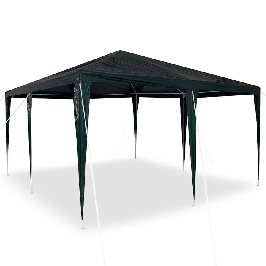 Tente de fête Vert 400 x 400 x 266 cm Polyéthylène et acier - 3