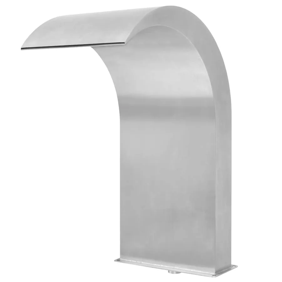 Fontaine d'étang Acier inoxydable 45 x 30 x 65 cm Argenté - 2