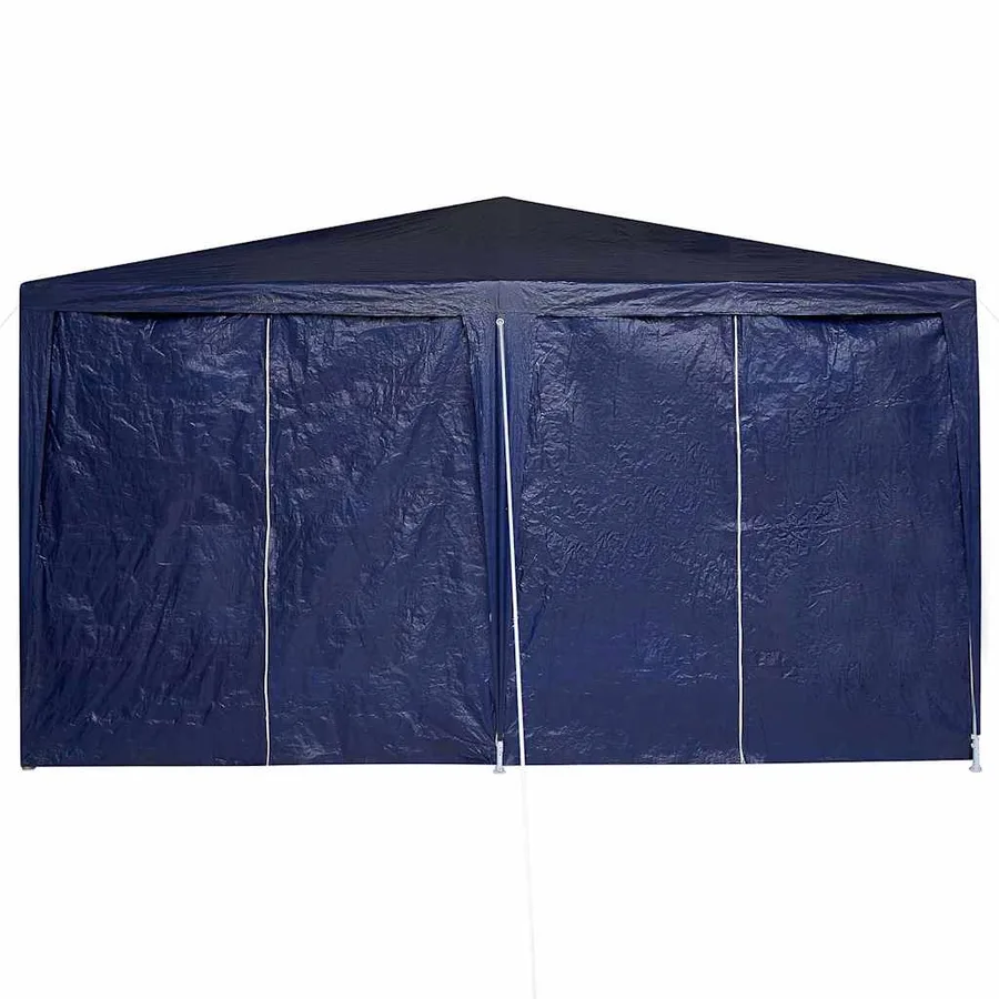 Tente de fête Bleu 400 x 400 x 266 cm Polyéthylène - 8